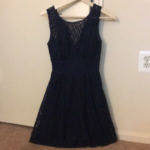 Navy Lace Dress